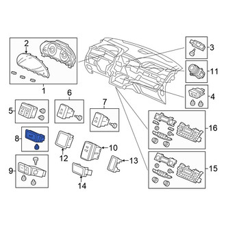 Honda OE - Liftgate Ajar Indicator Switch