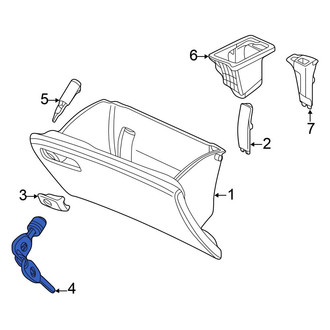 Honda OE - Glove Box Lock Kit