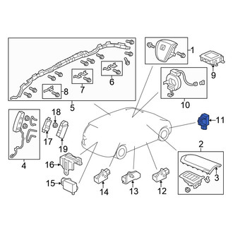 Honda OE - Front Air Bag Impact Sensor