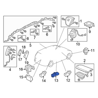 Honda OE - Front Air Bag Impact Sensor