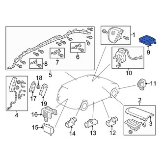Honda OE - Air Bag Control Module