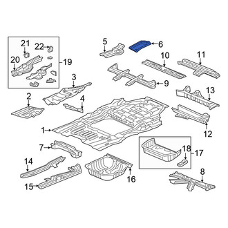 Honda OE - Rear Left Floor Extension