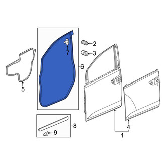 Honda OE - Front Left Door Seal
