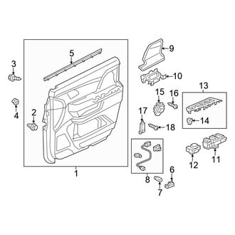Honda OE - Front Door - Interior Trim