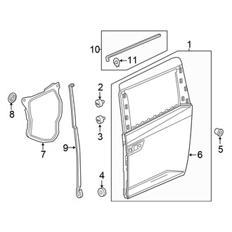 Honda OE - Side Loading Door - Door & Components (With Power Sliding)