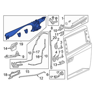 Honda OE - Left Power Sliding Door Motor