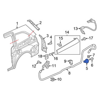 Honda OE - Fuel Filler Door