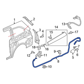 Honda OE - Fuel Filler Door Release Cable