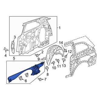 Honda OE - Left Power Sliding Door Motor