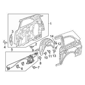 Honda OE - Side Panel - Inner Structure
