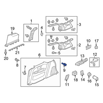 Honda OE - Rear Tie Down Hook
