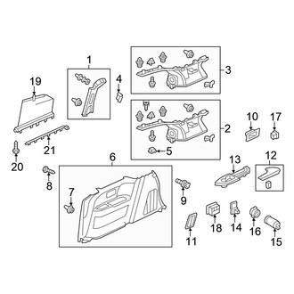 Honda OE - Side Panel - Interior Trim