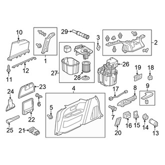 Honda OE - Side Panel - Interior Trim (With Vacuum)