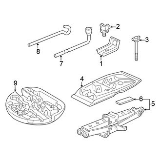 Honda OE - Side Panel - Jack & Components