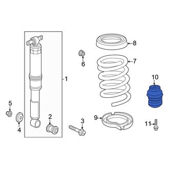 Honda OE - Rear Coil Spring Damper