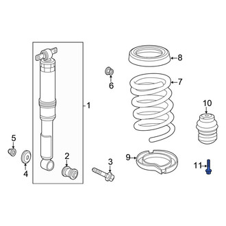Honda OE - Coil Spring Damper Bolt