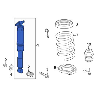 Honda OE - Rear Suspension Shock Absorber