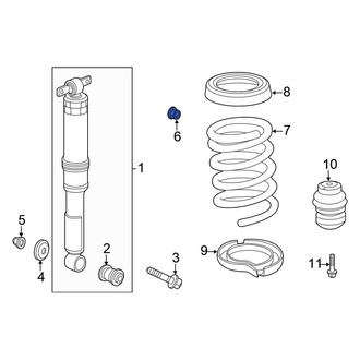Honda OE - Suspension Shock Absorber Nut