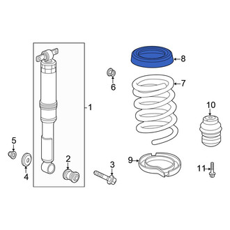 Honda OE - Rear Coil Spring Insulator