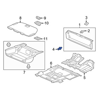 Honda OE - Rear Tie Down Hook
