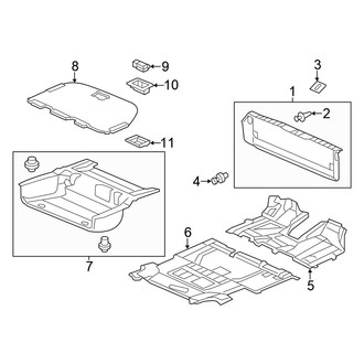 Honda OE - Rear Body & Floor - Interior Trim