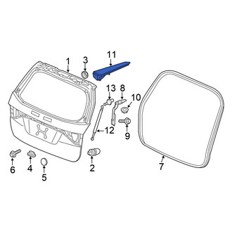 Honda OE - Left Liftgate Hinge Cap