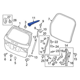 Honda OE - Left Liftgate Hinge Cap