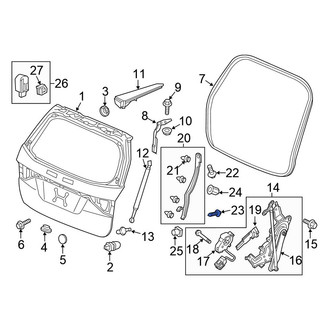 Honda OE - Liftgate Object Sensor Screw