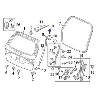 Honda OE - Liftgate Lift Support Bolt