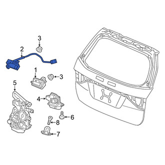 Honda OE - Rear Outer Liftgate Latch Handle