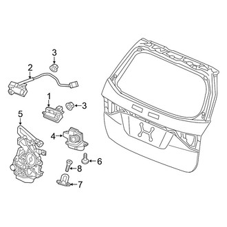 Honda OE - Lift Gate - Lock & Hardware