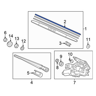 Honda OE - Rear Wiper Blade