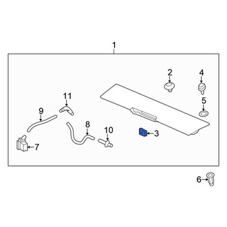 Honda OE - Spoiler Nut