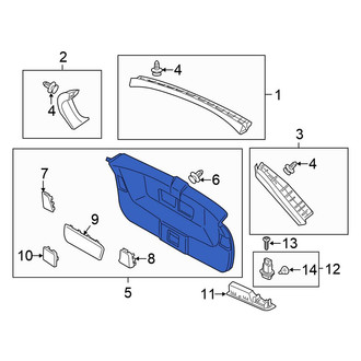 Honda OE - Rear Lower Liftgate Trim