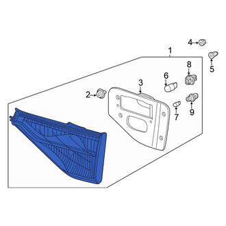 Honda OE - Rear Left Tail Light Assembly