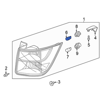 Honda OE - Rear Tail Light Bulb