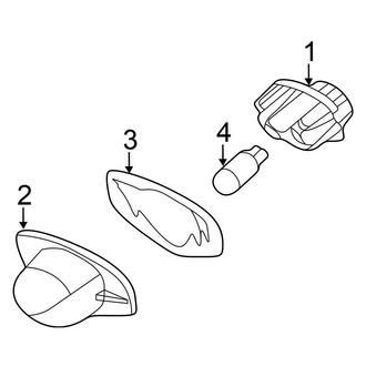 Honda OE - Rear Lamps - License Lamps