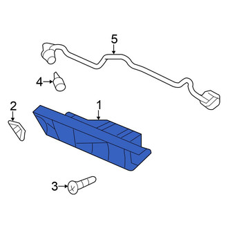 Honda OE - Rear Center High Mount Stop Light Lens