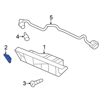 Honda OE - Right Center High Mount Stop Light Cap