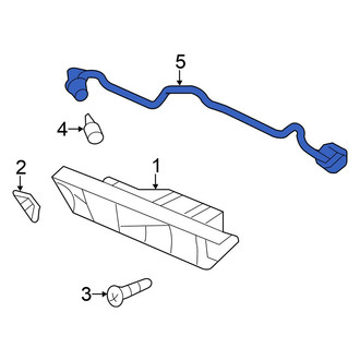 Honda OE - Rear Center High Mount Stop Light Wiring Harness