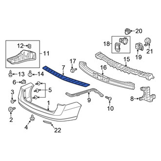 Honda OE - Rear Bumper Step Pad