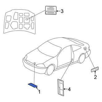Honda OE - A/C System Information Label