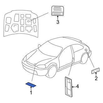Honda OE - A/C System Information Label