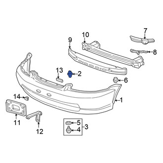 Honda OE - Engine Air Intake Hose Clip