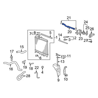 Honda OE - Engine Coolant Pipe