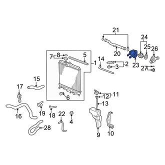 Honda OE - Engine Coolant Thermostat Housing