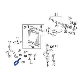 Honda OE - Engine Coolant Bypass Hose