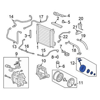 Honda OE - A/C Compressor Clutch Coil