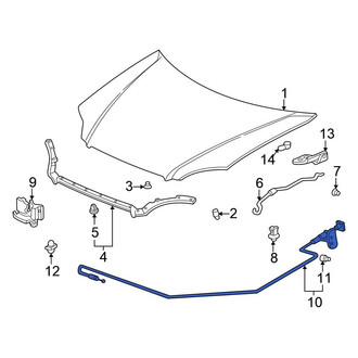 Honda OE - Front Hood Release Cable