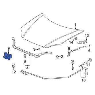 Honda OE - Front Hood Latch